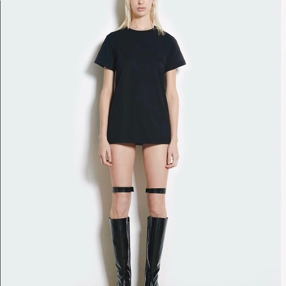 Helmut Lang Tops - Helmut Lang destructed Tee with sash detail Sz L